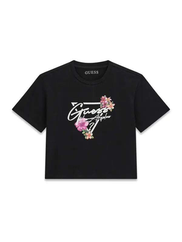 Guess Guess T-shirt J6GI15 K6YW4 Crna Relaxed Fit