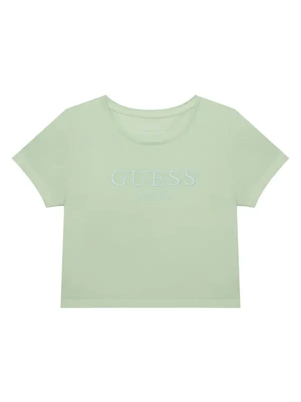 Guess Guess T-shirt J6GI17 K8HM4 Zelena Regular Fit