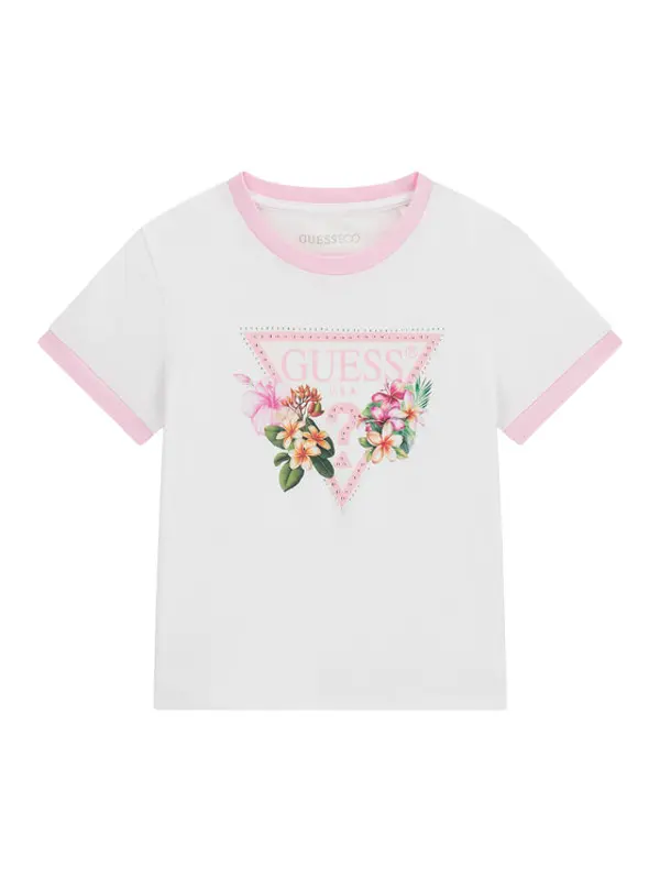 Guess Guess T-shirt J6GI23 K6YW4 Bijela Regular Fit