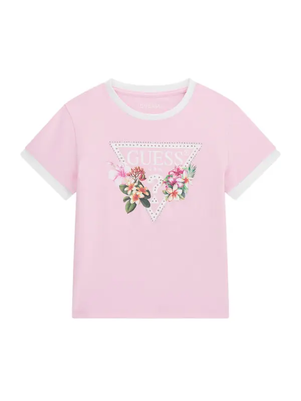 Guess Guess T-shirt J6GI23 K6YW4 Svijetlo roza Regular Fit
