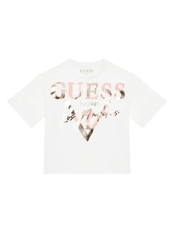 Guess Guess T-shirt J6GI27 K8HM4 Bijela Relaxed Fit