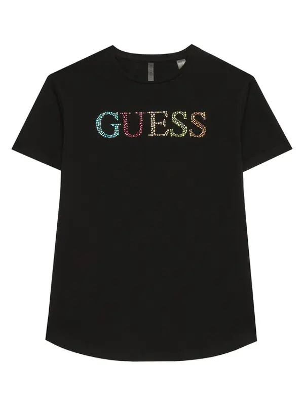 Guess Guess T-shirt J6GI33 J1314 Crna Regular Fit