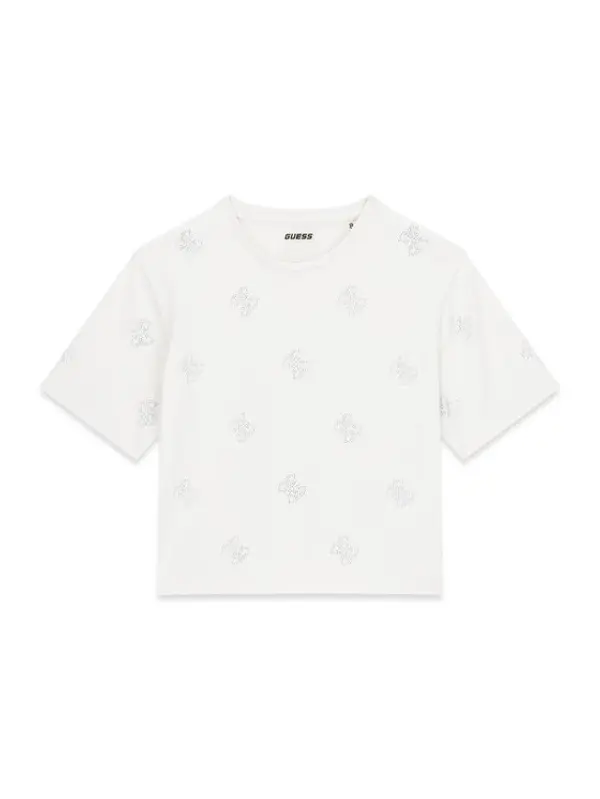 Guess Guess T-shirt J6GI35 I3Z14 Bijela Relaxed Fit