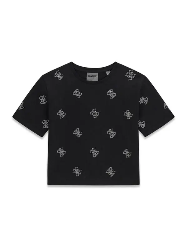 Guess Guess T-shirt J6GI35 I3Z14 Crna Relaxed Fit
