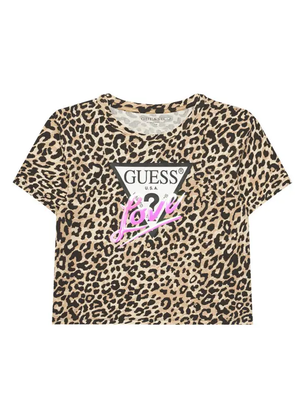 Guess Guess T-shirt J6RI08 K6YW4 Bež Regular Fit