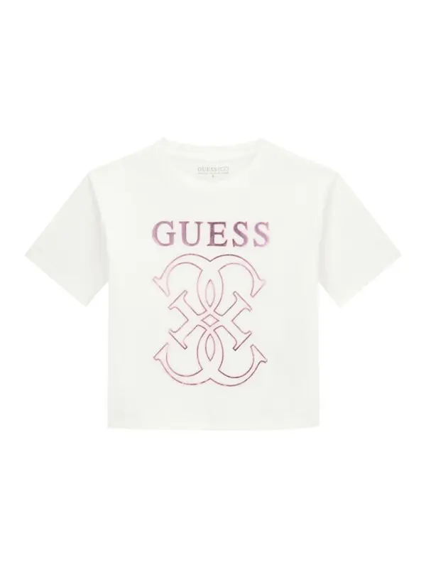 Guess Guess T-shirt J6RI22 K8HM4 Bijela Regular Fit