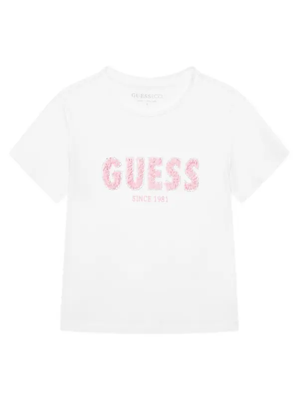 Guess Guess T-shirt J6RI24 K6YW4 Bijela Regular Fit