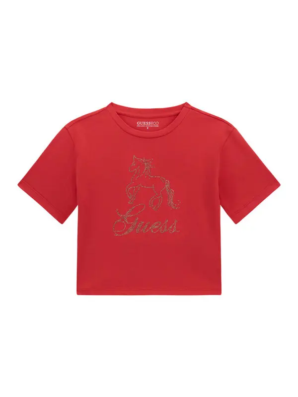 Guess Guess T-shirt J6RI38 K6YW4 Crvena Regular Fit