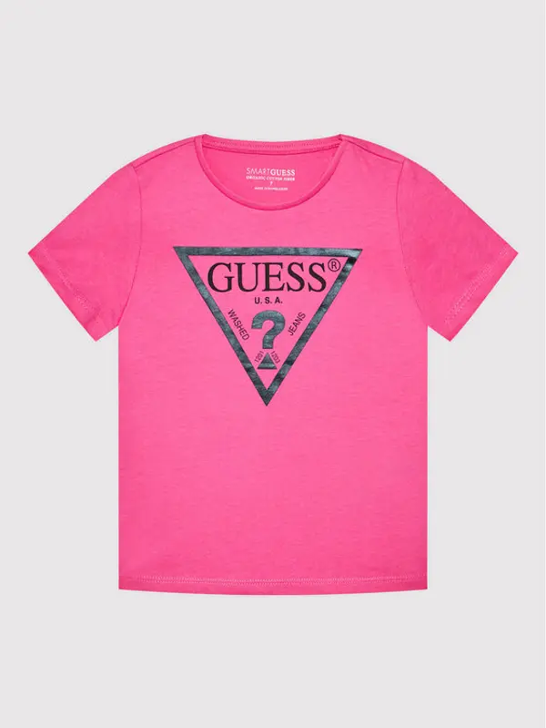 Guess Guess T-shirt J73I56 K8HM0 Ružičasta Regular Fit
