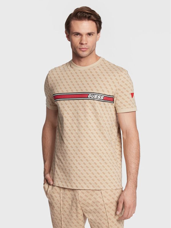Guess Guess T-shirt Jamey Z2BI09 J1314 Bež Regular Fit