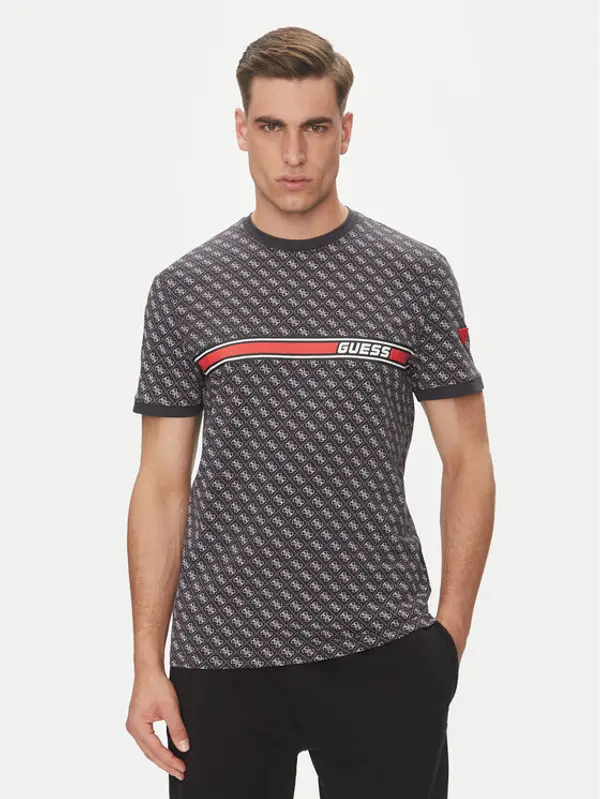 Guess Guess T-shirt Jamey Z2BI09 J1314 Crna Regular Fit
