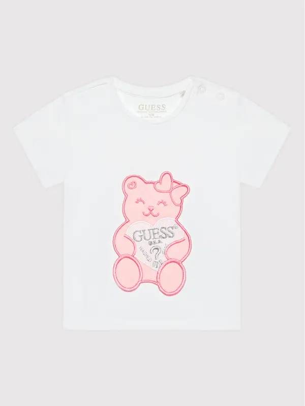 Guess Guess T-shirt K2RI27 K6YW1 Bijela Regular Fit