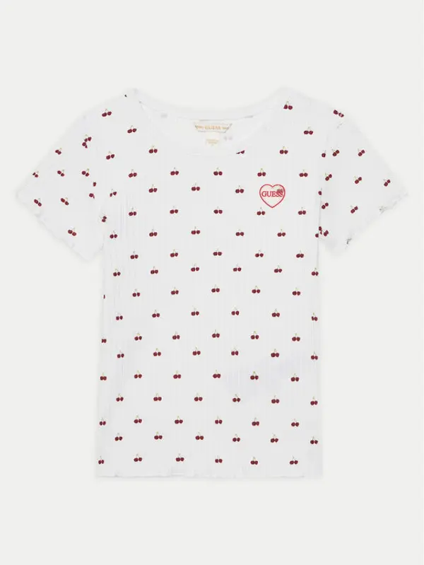 Guess Guess T-shirt K5GI19 KCSQ4 Crvena Regular Fit