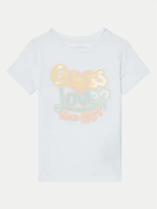 Guess Guess T-shirt K5RI06 K6YW4 Bijela Regular Fit