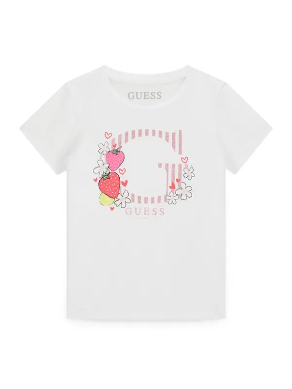 Guess Guess T-shirt K6GI00 K6YW4 Bijela Regular Fit