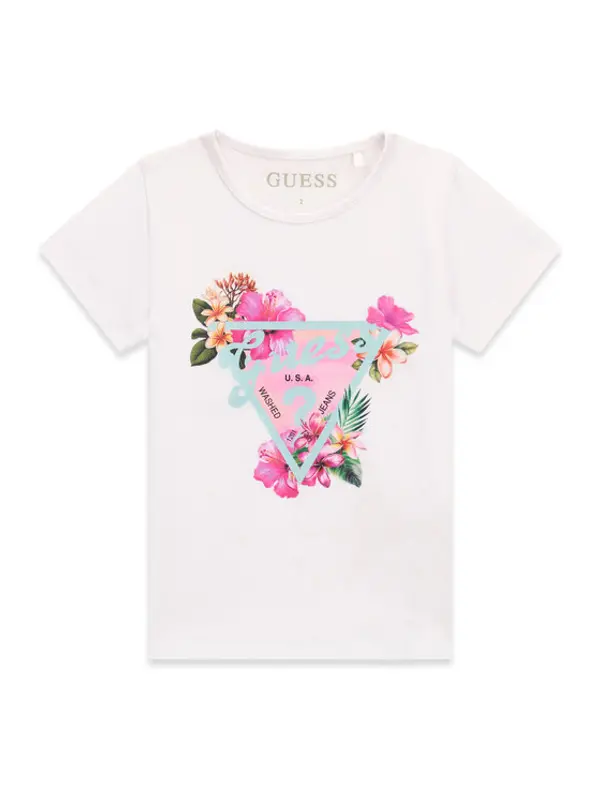 Guess Guess T-shirt K6GI02 K6YW4 Bijela Regular Fit