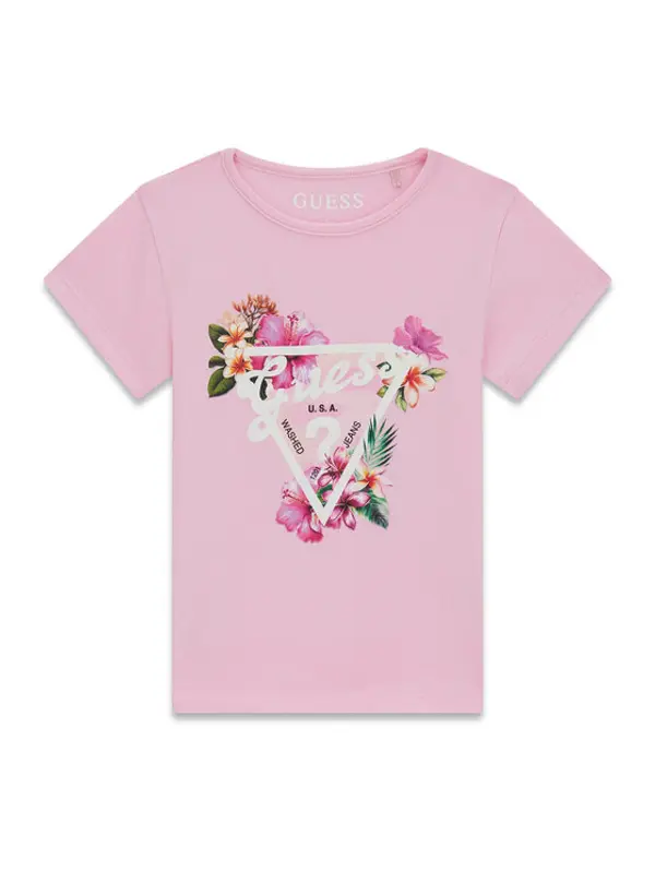 Guess Guess T-shirt K6GI02 K6YW4 Ružičasta Regular Fit