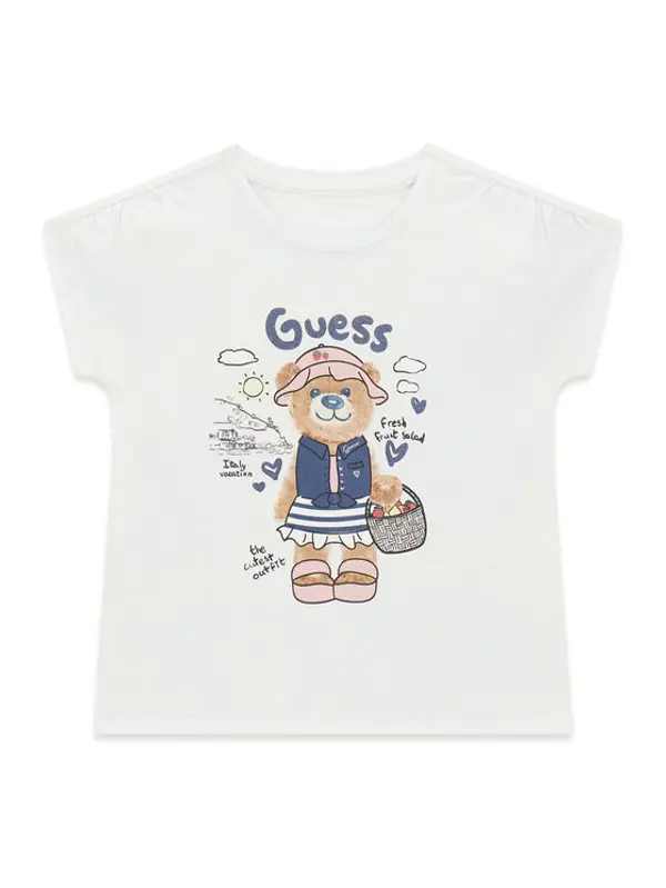 Guess Guess T-shirt K6GI18 K6YW4 Bijela Regular Fit