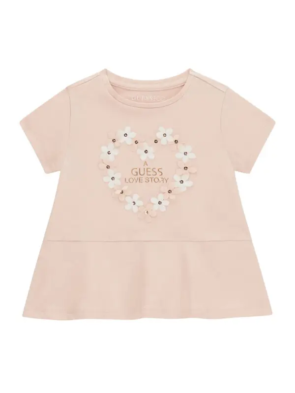 Guess Guess T-shirt K6GI20 K6YW4 Svijetlo roza Regular Fit