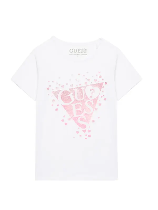 Guess Guess T-shirt K6RI00 K6YW4 Bijela Regular Fit