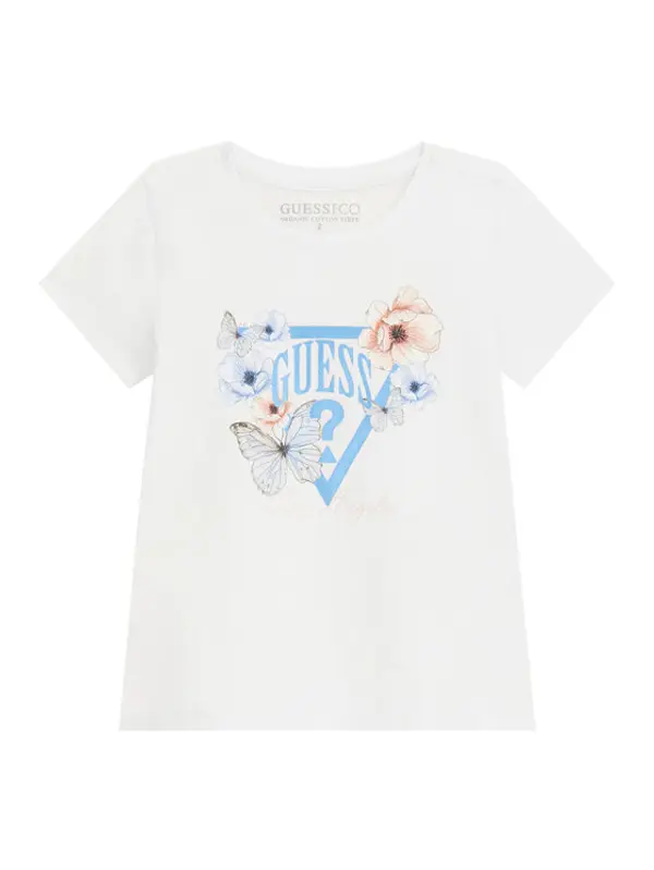 Guess Guess T-shirt K6RI21 K6YW4 Bijela Regular Fit