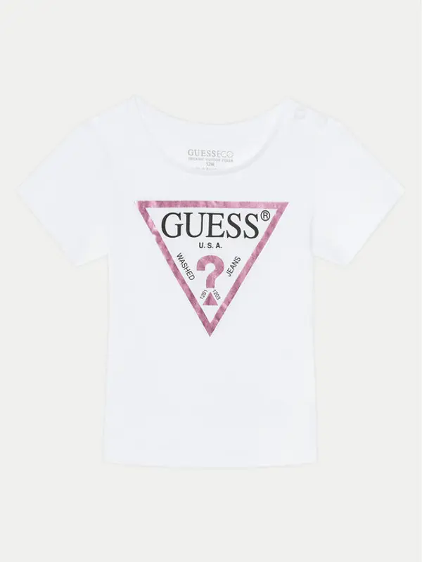 Guess Guess T-shirt K73I56 K8HM0 Bijela Regular Fit