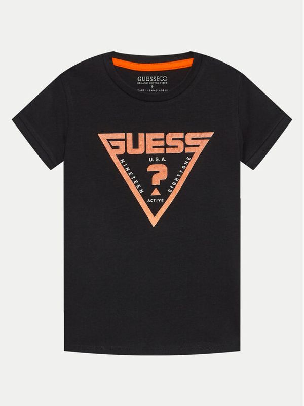 Guess Guess T-shirt L4GI34 J1314 Crna Regular Fit