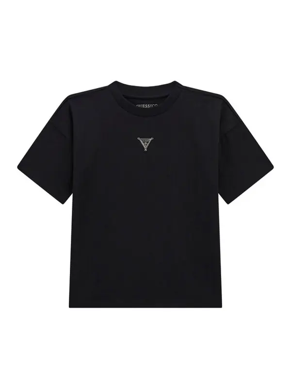 Guess Guess T-shirt L5BI16 KCNQ4 Crna Regular Fit