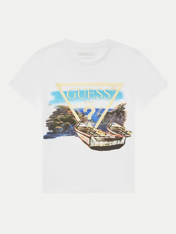 Guess Guess T-shirt L5GI07 K6XN4 Bijela Regular Fit