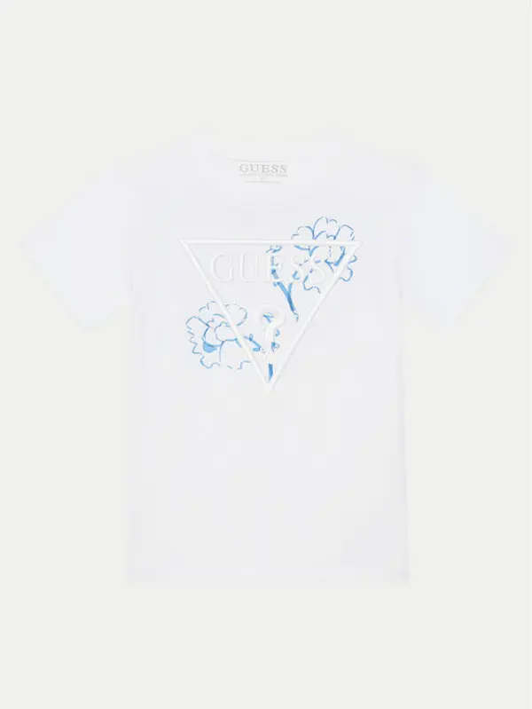 Guess Guess T-shirt L5GI09K 8HM4 Bijela Regular Fit