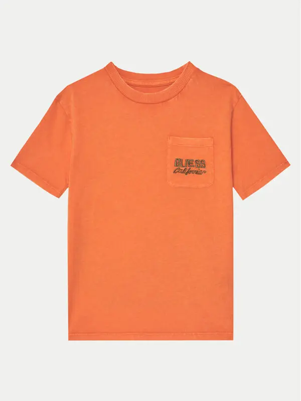 Guess Guess T-shirt L5RI30 K8HM4 Narančasta Regular Fit