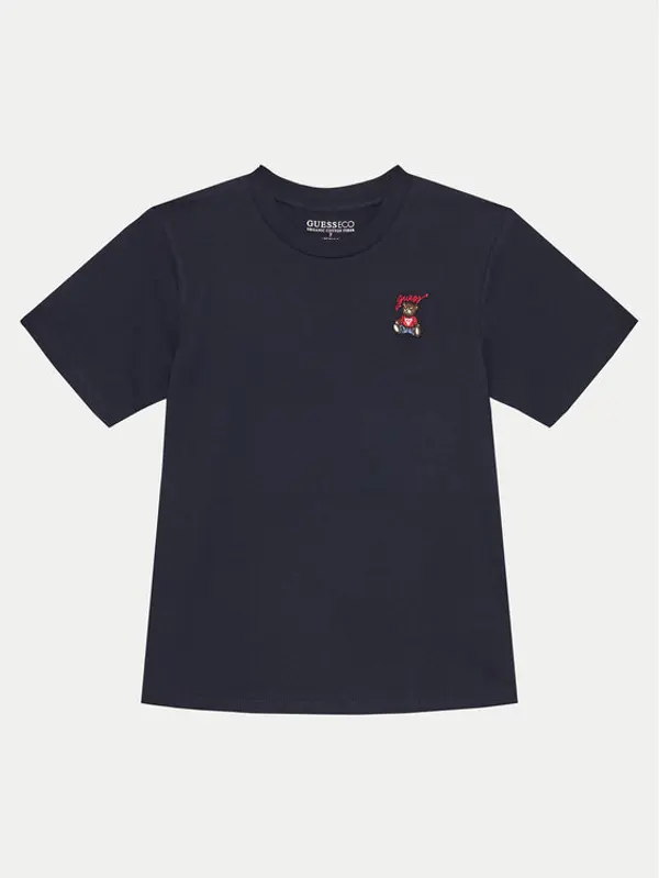 Guess Guess T-shirt L5RI33 I3Z14 Tamnoplava Oversize