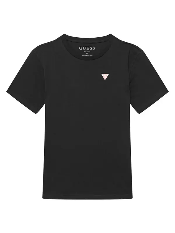 Guess Guess T-shirt L5YI38 K5M20 Crna Regular Fit