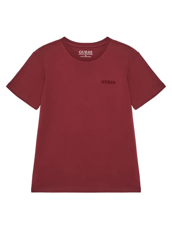 Guess Guess T-shirt L5YI39 K8HM4 Tamnocrvena Regular Fit