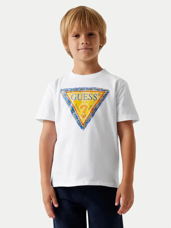 Guess Guess T-shirt L6GI00 K8HM4 Bijela Regular Fit