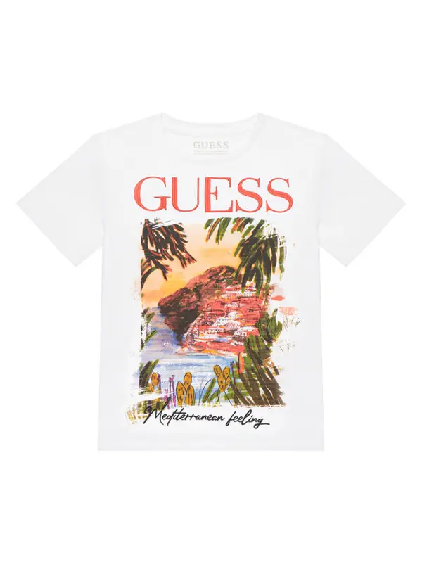 Guess Guess T-shirt L6GI05 K6XN4 Bijela Regular Fit