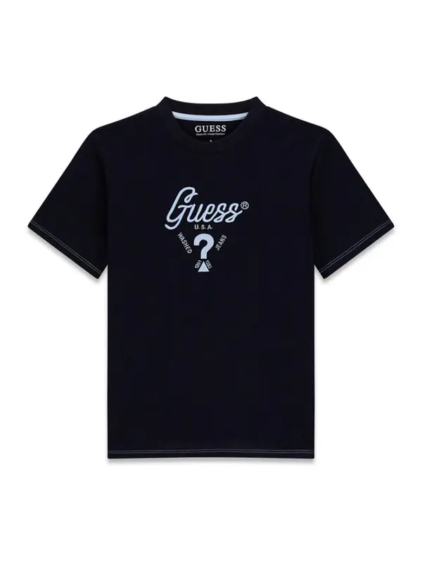 Guess Guess T-shirt L6GI06 K8HM4 Tamnoplava Relaxed Fit