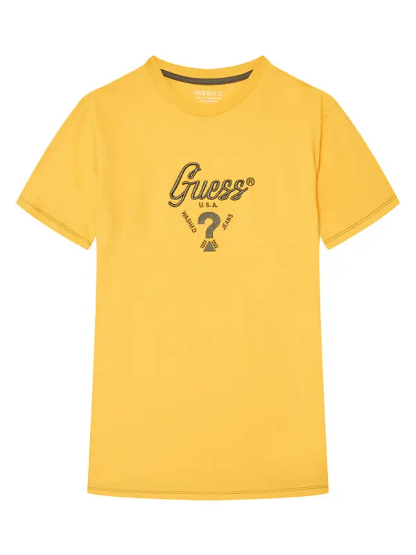 Guess Guess T-shirt L6GI06 K8HM4 Žuta Relaxed Fit