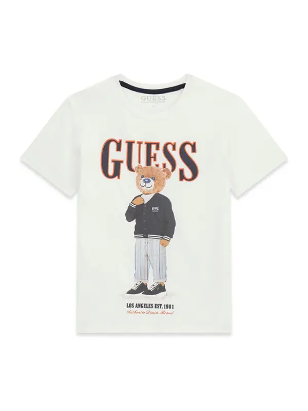 Guess Guess T-shirt L6GI09 K8HM4 Bijela Regular Fit
