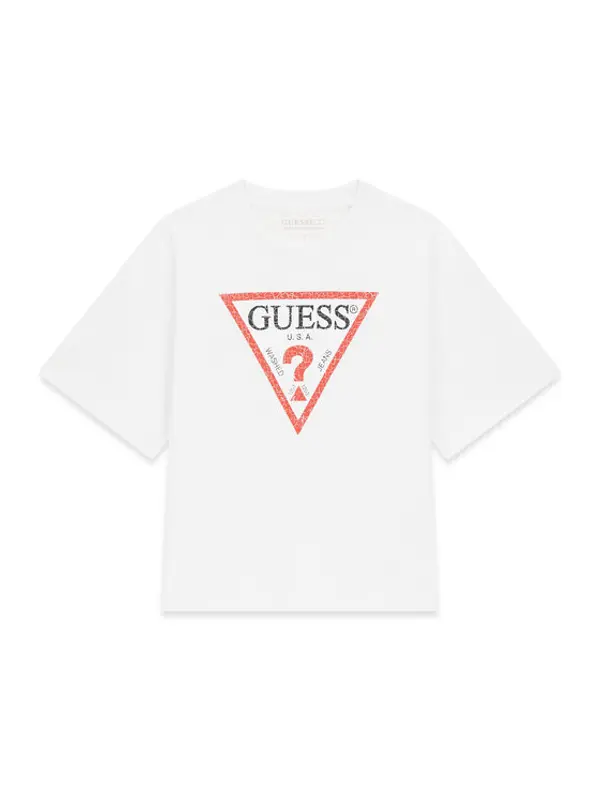 Guess Guess T-shirt L6GI18 K8HM4 Bijela Relaxed Fit