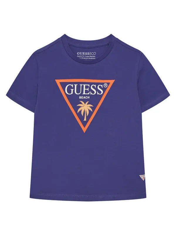 Guess Guess T-shirt L6GI27 J1314 Ljubičasta Regular Fit