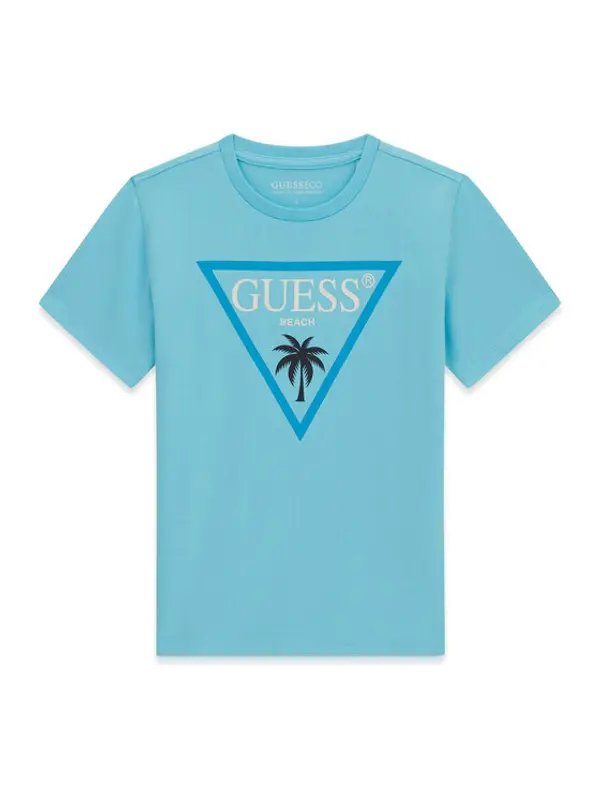 Guess Guess T-shirt L6GI27 J1314 Plava Regular Fit