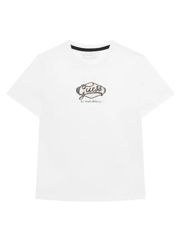 Guess Guess T-shirt L6RI02 K8HM4 Bijela Regular Fit