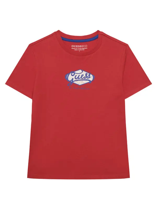 Guess Guess T-shirt L6RI02 K8HM4 Crvena Regular Fit