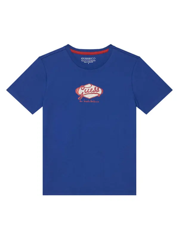 Guess Guess T-shirt L6RI02 K8HM4 Plava Regular Fit