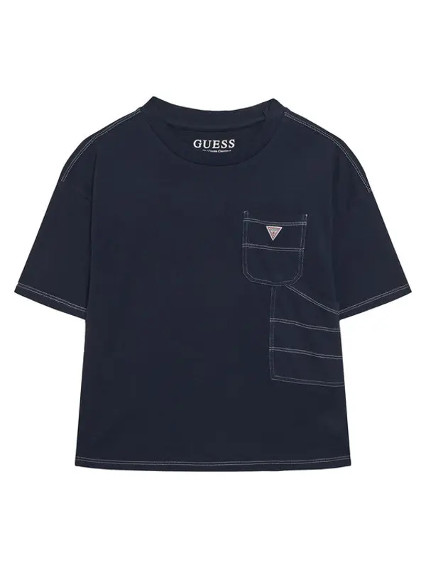 Guess Guess T-shirt L6RI07 K8HM4 Tamnoplava Regular Fit