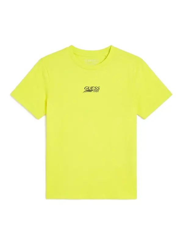 Guess Guess T-shirt L6RI10 K8HM4 Žuta Regular Fit
