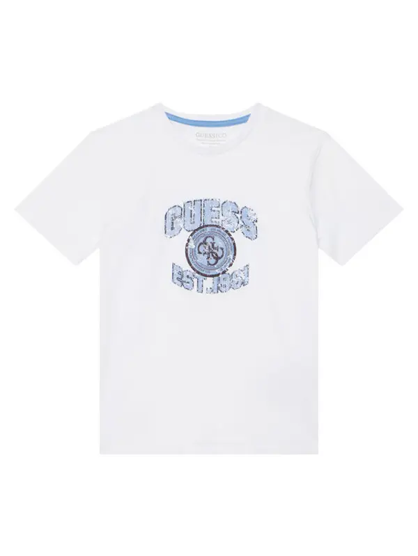 Guess Guess T-shirt L6RI13 K8HM4 Bijela Regular Fit