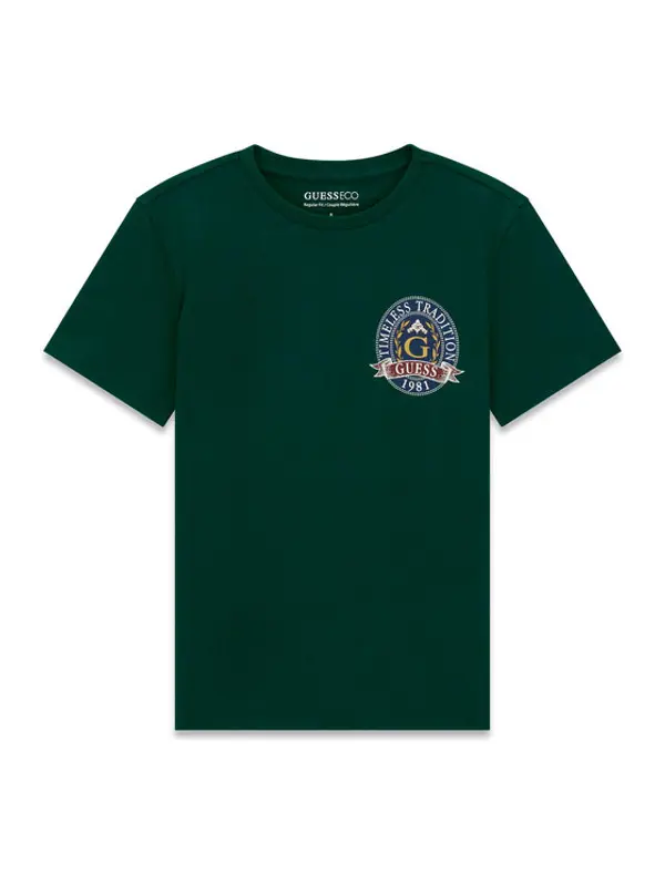 Guess Guess T-shirt L6YI07 K3715 Tamno zelena Regular Fit