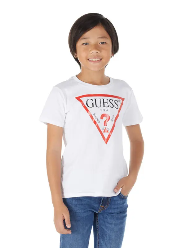 Guess Guess T-shirt L73I55 K8HM0 Bijela Regular Fit
